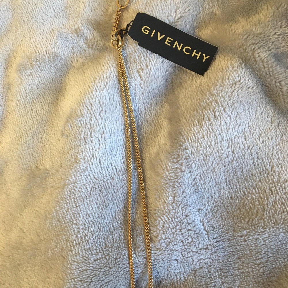 NWT Givenchy Gold Ruby Necklace